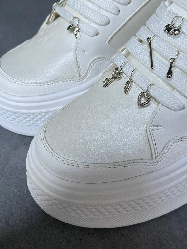 Tenis para Mujer Nevvo Charms Blanco | Calzado Casual Femenino - Nevvo