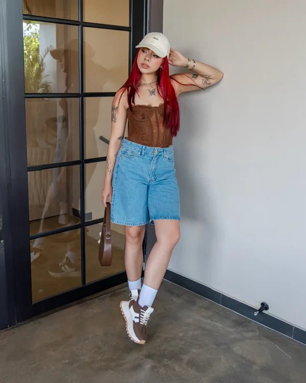 Tenis para Mujer Nevvo Gaby Café| Calzado Casual Femenino - Nevvo