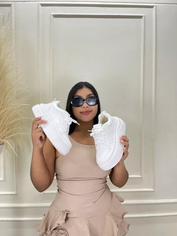 Tenis para Mujer Nevvo Alaia Blanco| Calzado Casual Femenino - Nevvo