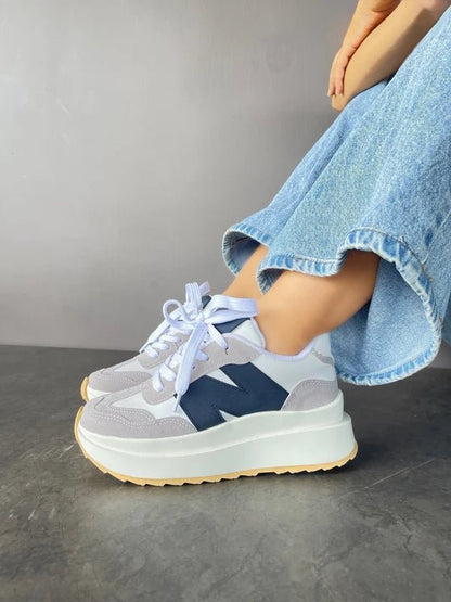 Tenis para Mujer Nevvo Ariana Azul| Calzado Casual Femenino - Nevvo