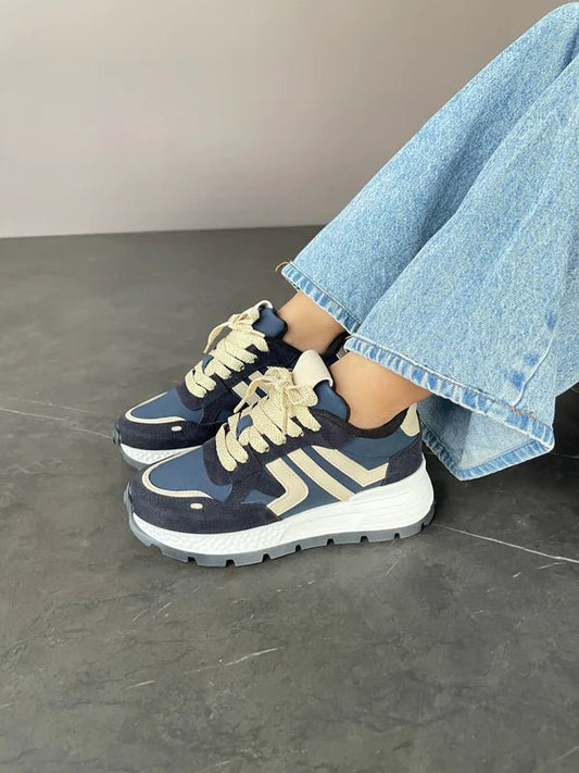 Tenis para Mujer Nevvo Bellota Azul| Calzado Casual Femenino - Nevvo