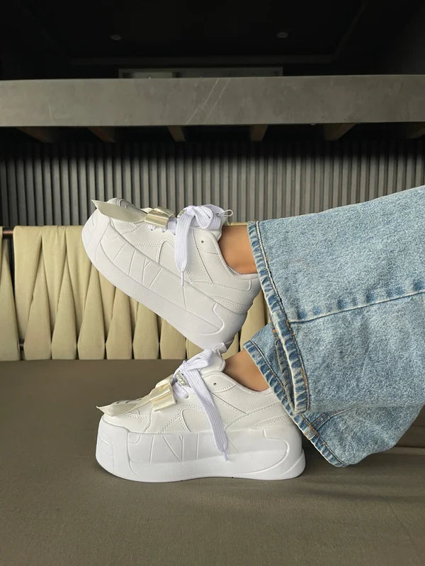 Tenis para Mujer Nevvo Coquette Blanco| Calzado Casual Femenino