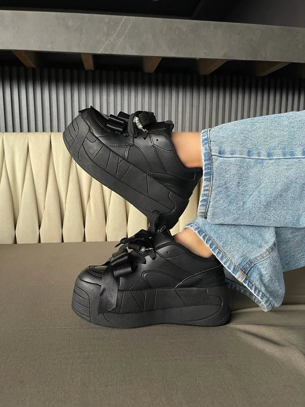 Tenis para Mujer Nevvo Coquette Negro| Calzado Casual Femenino
