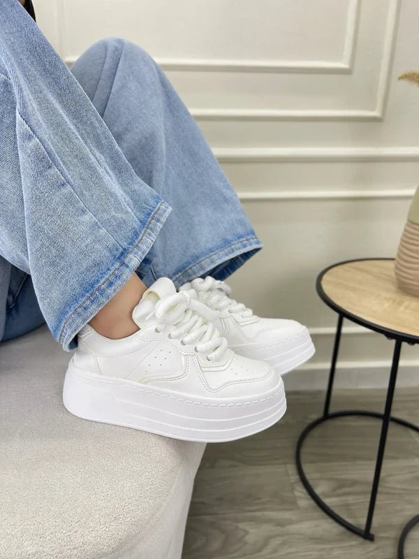 Tenis para Mujer Nevvo Elsa Blanco| Calzado Casual Femenino - Nevvo