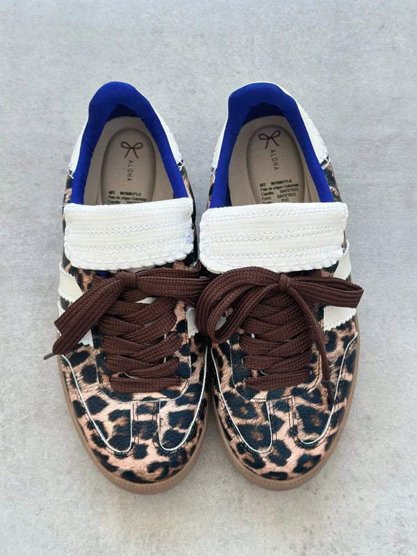 Sneaker Aloha Leopardo - vista frontal