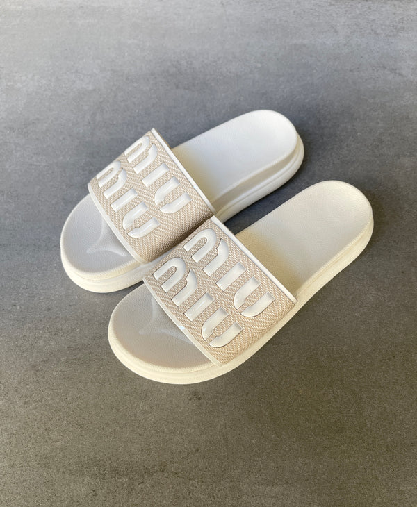 Sandalias para Mujer Nevvo Miu Marfil | Calzado Casual Femenino