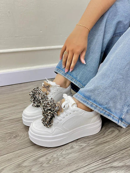 Tenis para Mujer Nevvo Teddy Blanco | Calzado Casual Femenino - Nevvo
