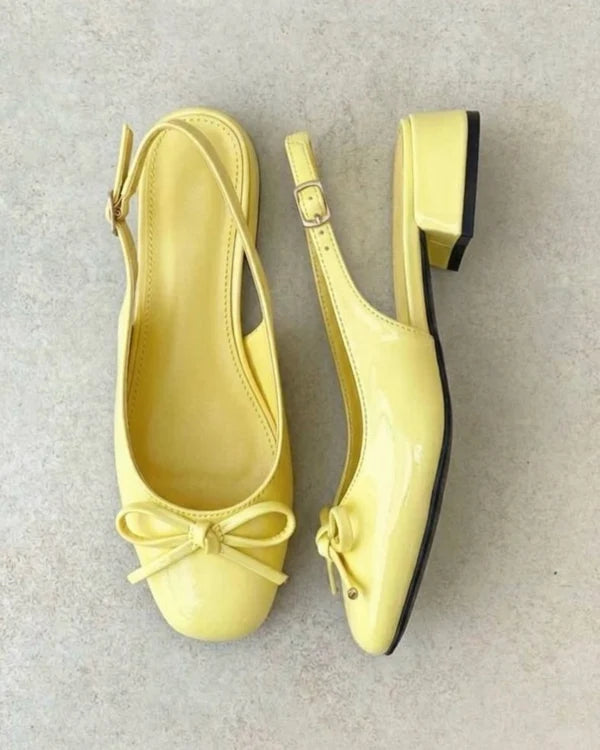 Baletas Emma Amarillo Mantequilla para Mujer