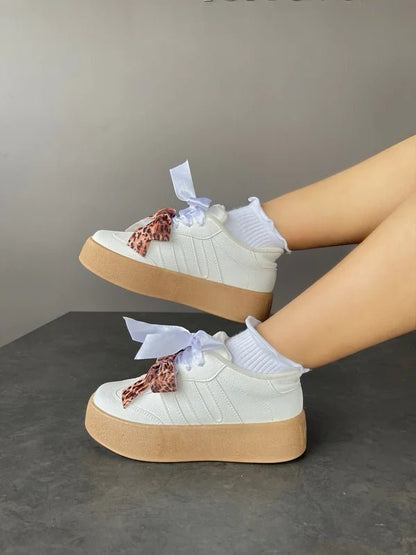 Tenis para Mujer Nevvo Zara Marfil | Calzado Casual Femenino - Nevvo