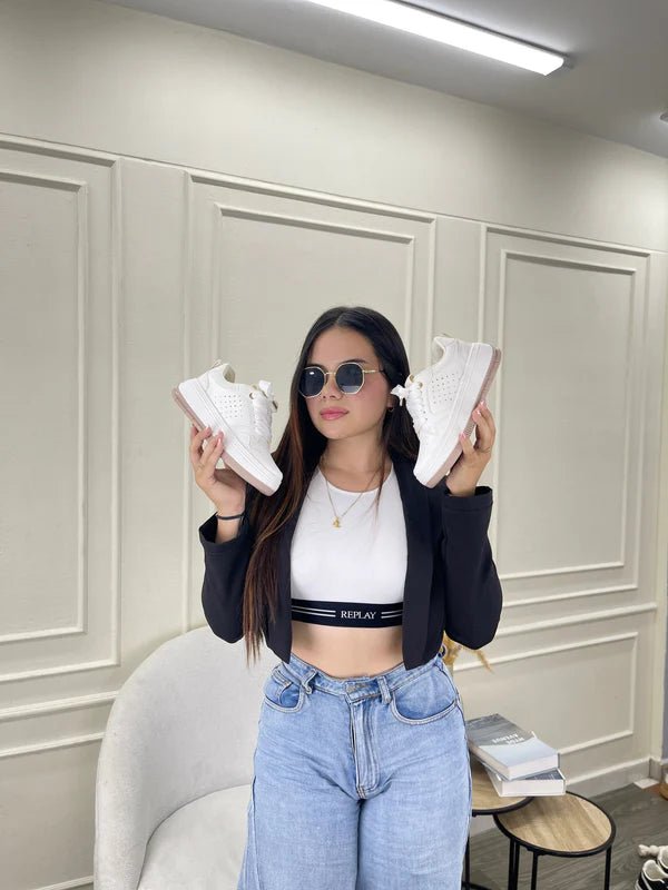 Tenis para Mujer Nevvo Lucero Blanco| Calzado Casual Femenino - Nevvo