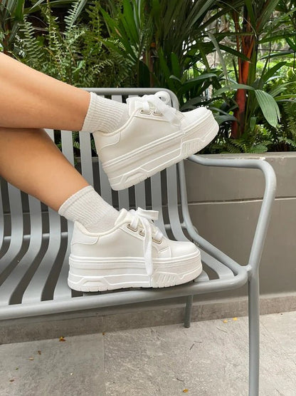 Tenis para Mujer Nevvo Masmelo Blanco| Calzado Casual Femenino - Nevvo