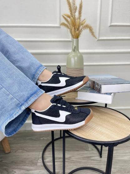 Tenis para Mujer Nevvo Mia Negro| Calzado Casual Femenino - Nevvo