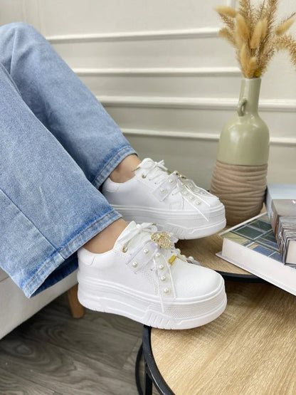 Tenis para Mujer Nevvo Minnie Blanco | Calzado Casual Femenino - Nevvo