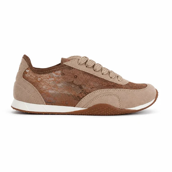 Tenis Riley beige para mujer