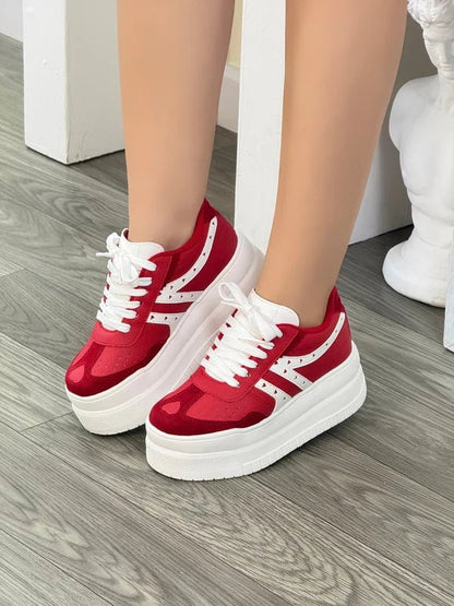 Tenis para Mujer Nevvo Love Rojo| Calzado Casual Femenino - Nevvo