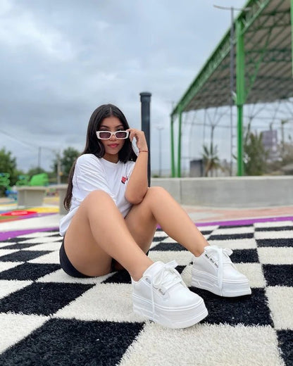 Tenis para Mujer Nevvo Masmelo Blanco| Calzado Casual Femenino - Nevvo