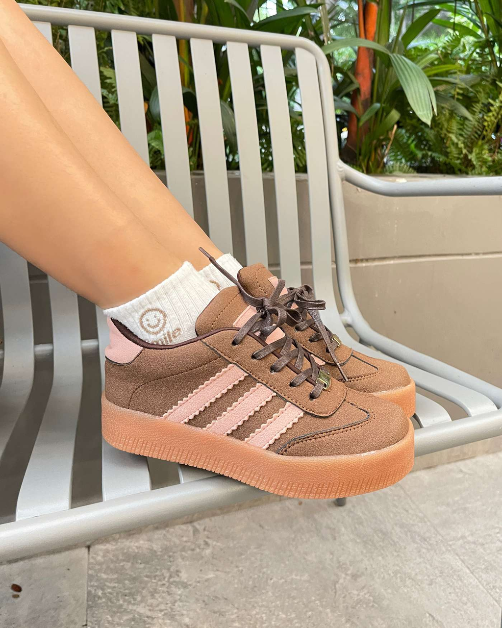 Tenis Mujer Samba – Coffe