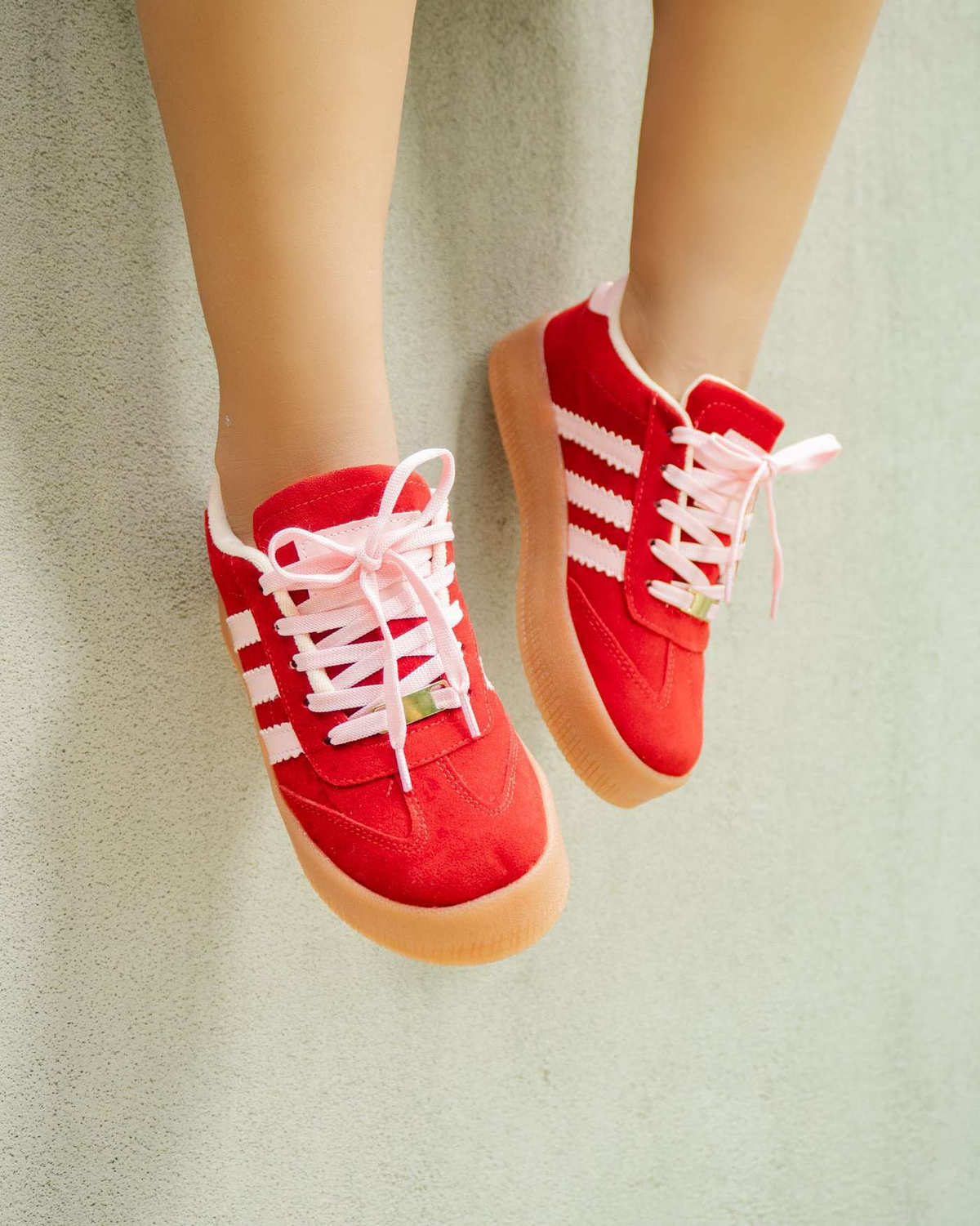 Tenis Mujer Samba – Rojo/Rosa