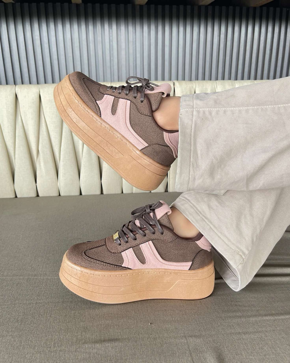 Tenis Mujer Gema – Coffe