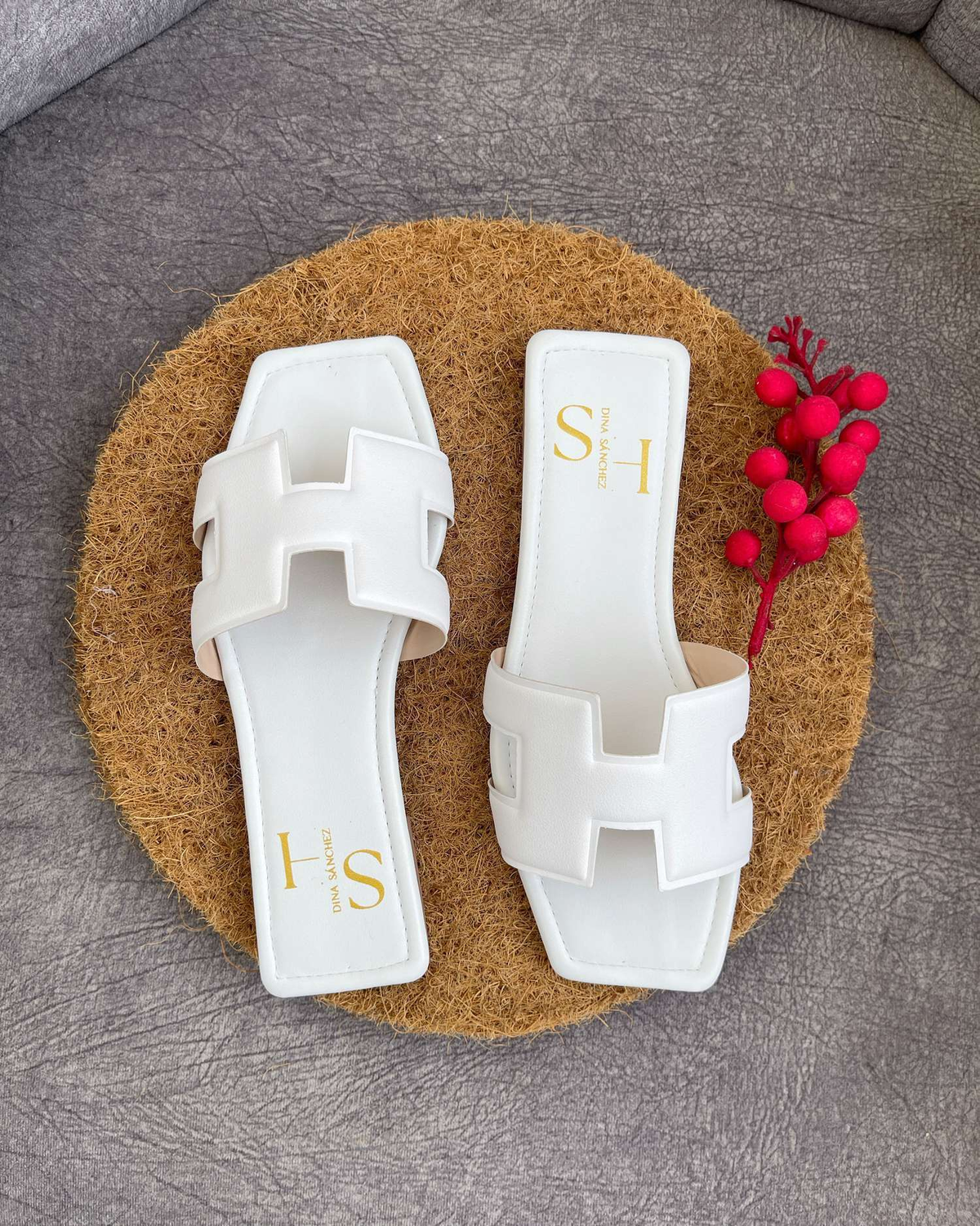 Sandalias Mujer Lisa – Blanco