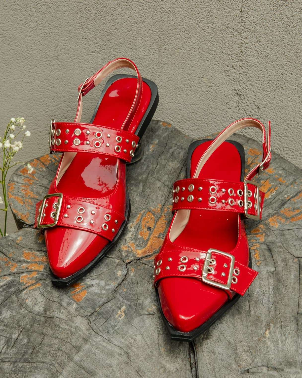Stilettos Mujer Mar Taches – Rojo