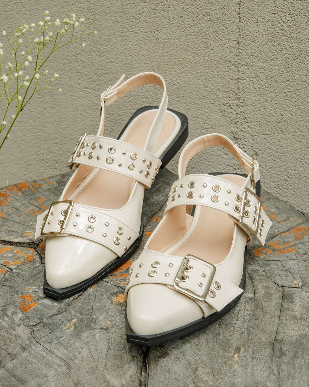 Stilettos Mujer Mar Taches – Beige