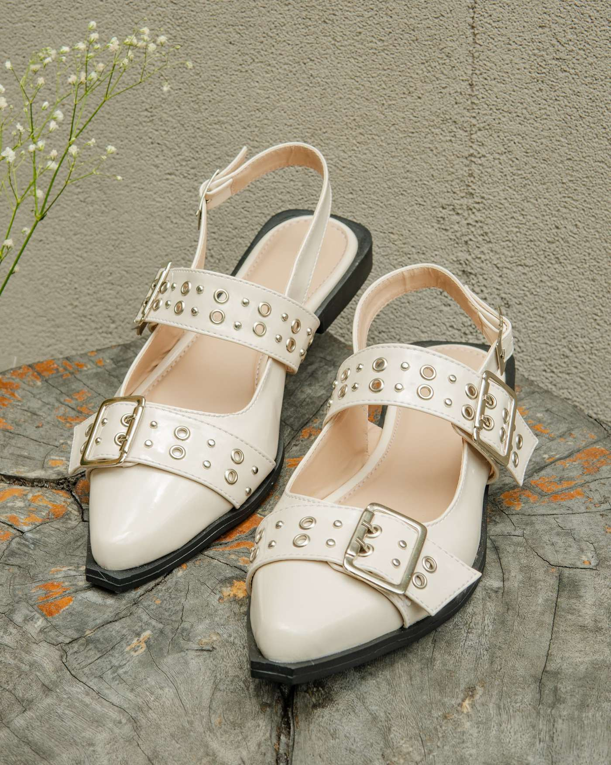 Stilettos Mujer Mar Taches – Beige