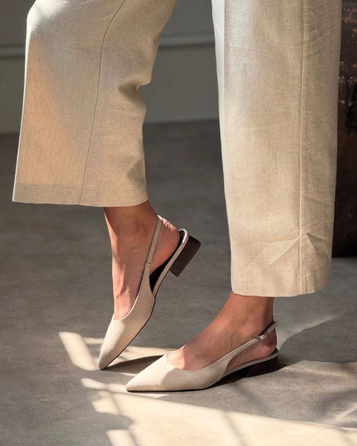Baletas Diora Café Beige para mujer