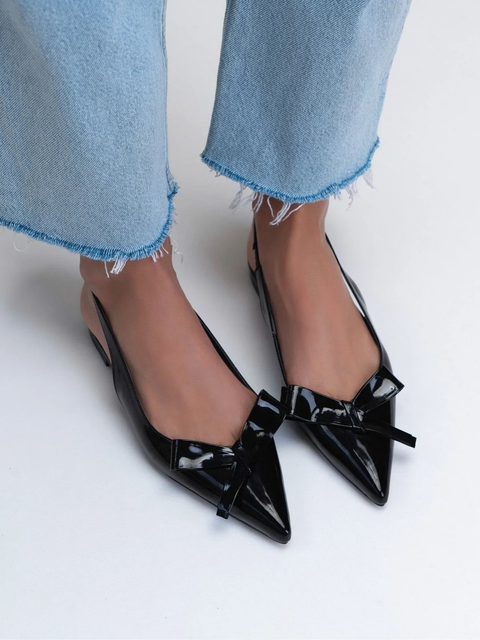 Baletas Florencia Flats Negro para mujer